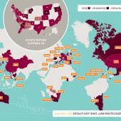 留学生出国留学地点地图